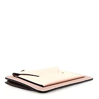 Moynat Carat Calfskin Envelope Zip Coin Purse -FINAL SALE NO RETURNS