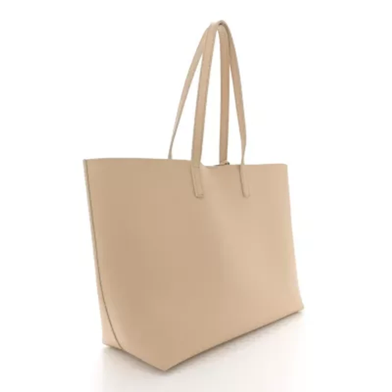 Versace Calfskin Virtus Tote Beige -FINAL SALE NO RETURNS