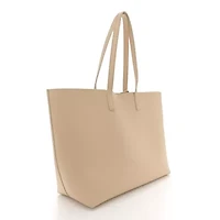 Versace Calfskin Virtus Tote Beige -FINAL SALE NO RETURNS