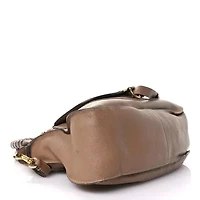 Chloe Calfskin Large Marcie Satchel Nut -FINAL SALE NO RETURNS