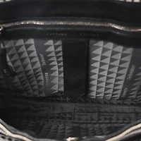 Proenza Schouler Mixed Woven Medium PS1 Satchel Black White Red -FINAL SALE NO RETURNS