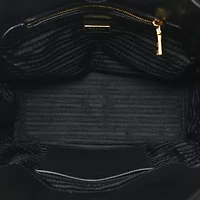 Prada Vitello Soft Twin Pocket Tote Black -FINAL SALE NO RETURNS