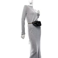 Balenciaga Velvet Embellished XXS Souvenir Belt Bag Black -FINAL SALE NO RETURNS