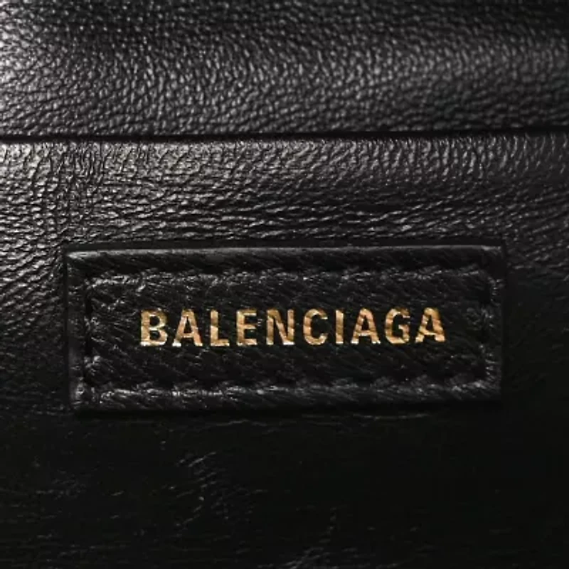 Balenciaga Velvet Embellished XXS Souvenir Belt Bag Black -FINAL SALE NO RETURNS