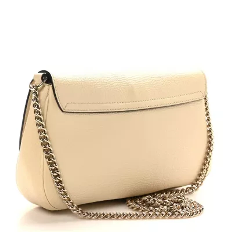 Gucci Cellarius Calfskin Medium Soho Flap Crossbody Ivoire -FINAL SALE NO RETURNS