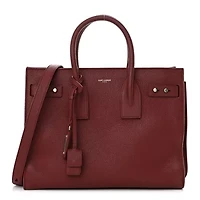 Saint Laurent Sac de Jour Grained Calfskin Small Green -FINAL SALE NO RETURNS