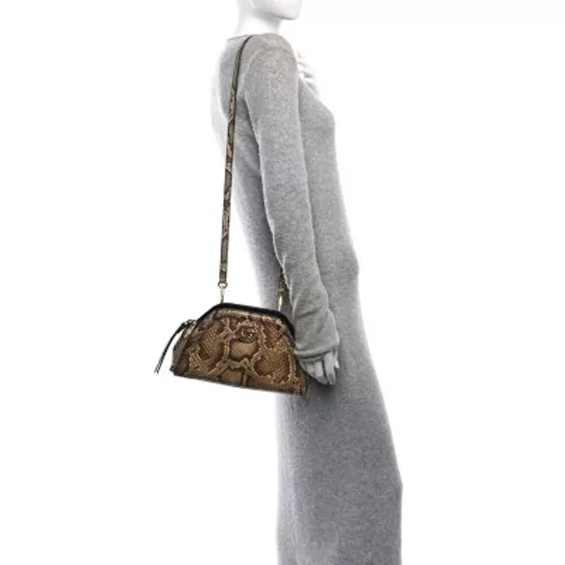 Gucci Snakeskin Small Re(Belle) Crossbody Bag Beige -FINAL SALE NO RETURNS