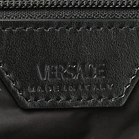 Versace Nylon Greca Buckle Hobo Black -FINAL SALE NO RETURNS