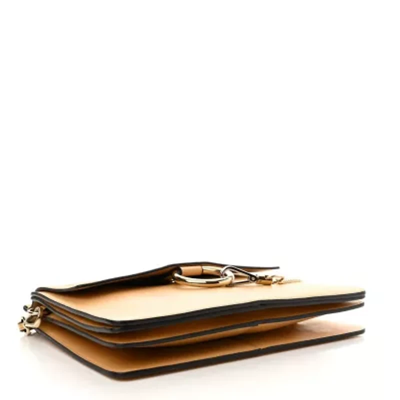 Chloe Suede Calfskin Medium Faye Shoulder Bag Misty Beige -FINAL SALE NO RETURNS