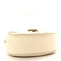 Chloe Calfskin Quilted Mini Drew Bijou Shoulder Bag Natural White -FINAL SALE NO RETURNS