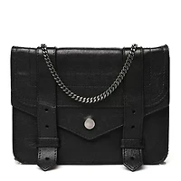Proenza Schouler Lambskin Large PS1 Chain Wallet Black -FINAL SALE NO RETURNS
