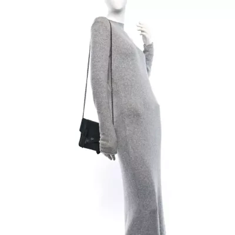 Proenza Schouler Lambskin Large PS1 Chain Wallet Black -FINAL SALE NO RETURNS