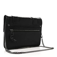 Proenza Schouler Lambskin Large PS1 Chain Wallet Black -FINAL SALE NO RETURNS