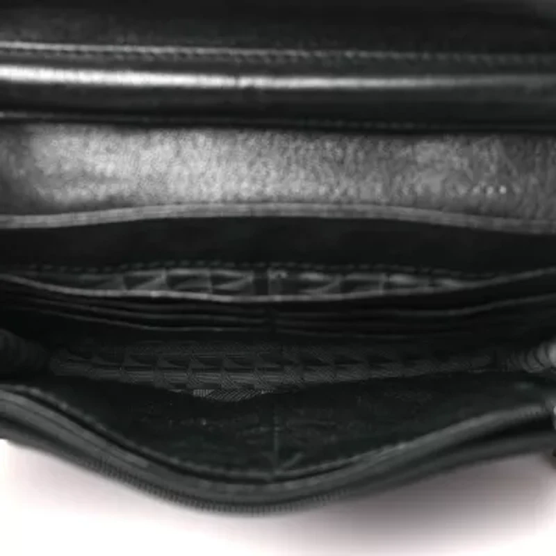 Proenza Schouler Lambskin Large PS1 Chain Wallet Black -FINAL SALE NO RETURNS