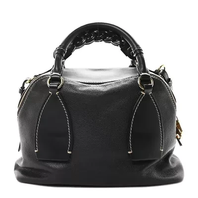 Chloe Calfskin Medium Daria Full Blue -FINAL SALE NO RETURNS