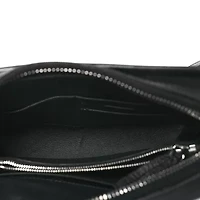 Balenciaga Calfskin Papier Waist Belt Bag Black -FINAL SALE NO RETURNS