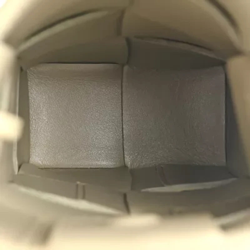 Bottega Veneta Nappa Maxi Intrecciato Cassette Phone Pouch Travertine -FINAL SALE NO RETURNS