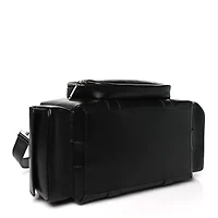 Versace Calfskin Cargo Boston Bag Black -FINAL SALE NO RETURNS