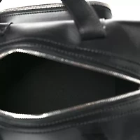 Versace Calfskin Cargo Boston Bag Black -FINAL SALE NO RETURNS