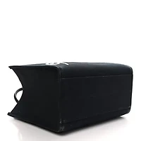 Versace Canvas Suppler Calfskin Cabas GV Signature Tote Black -FINAL SALE NO RETURNS