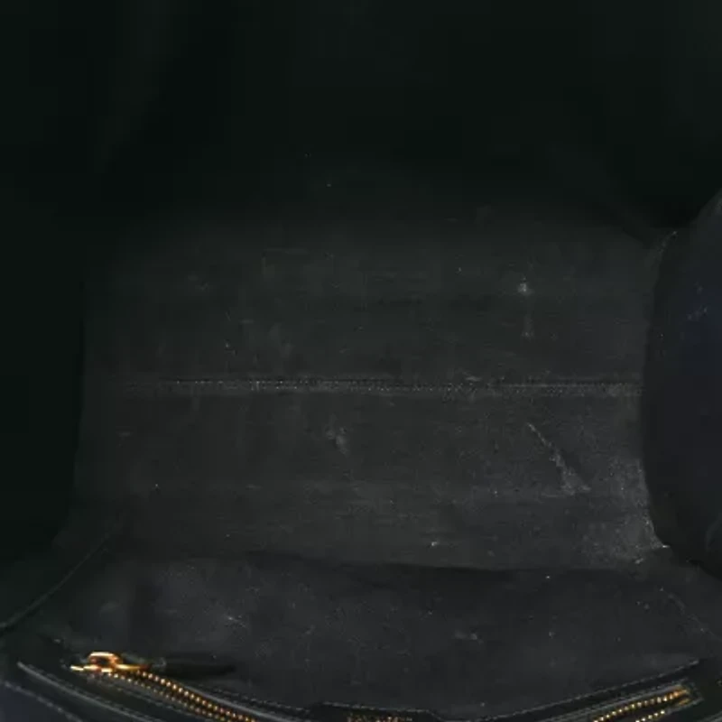 Versace Canvas Suppler Calfskin Cabas GV Signature Tote Black -FINAL SALE NO RETURNS