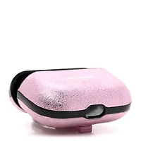 Saint Laurent Metallic Calfskin Paris Airpods Pro Holder New Azalea -FINAL SALE NO RETURNS