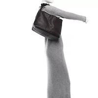 Bottega Veneta Cervo Deerskin Intrecciato Braided Hobo Ebano -FINAL SALE NO RETURNS