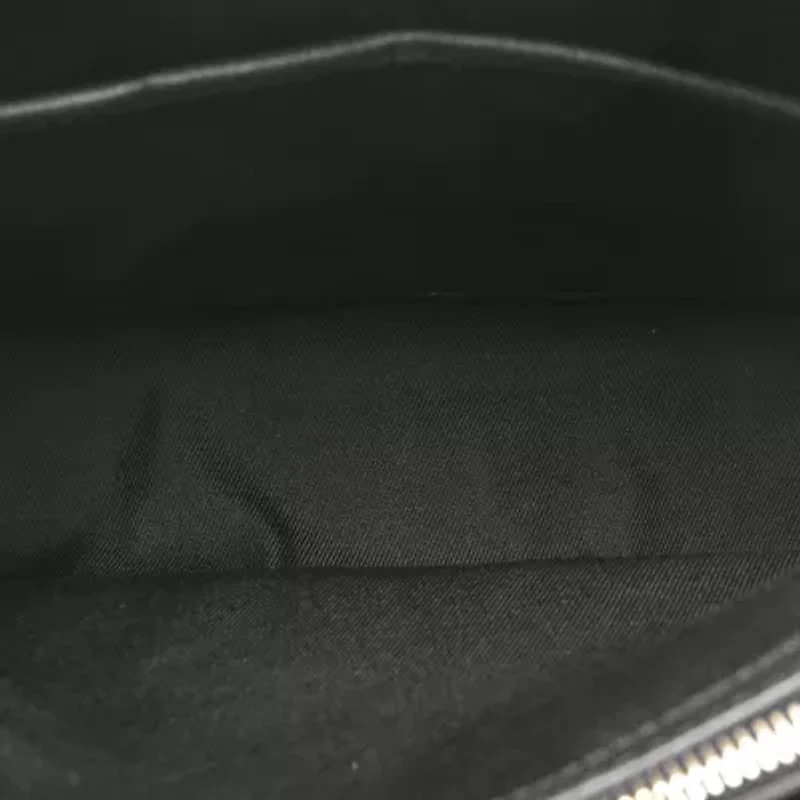 Burberry Derby Calfskin House Check Baby Banner Tote Black -FINAL SALE NO RETURNS