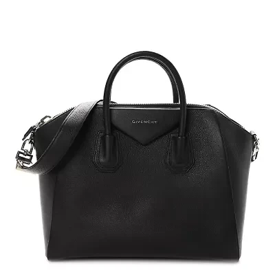 Givenchy Sugar Goatskin Medium Antigona Black -FINAL SALE NO RETURNS