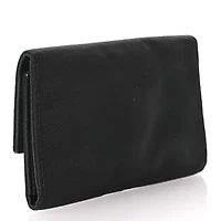 Prada Tessuto Nylon Saffiano 4 Key Holder Black -FINAL SALE NO RETURNS