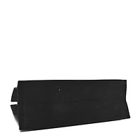 Saint Laurent Linen Calfskin Rive Gauche Tote Black -FINAL SALE NO RETURNS