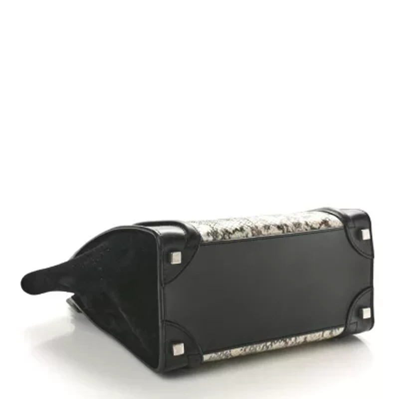 Celine Soft Calfskin My Lockme Chain Pochette Black -FINAL SALE NO RETURNS