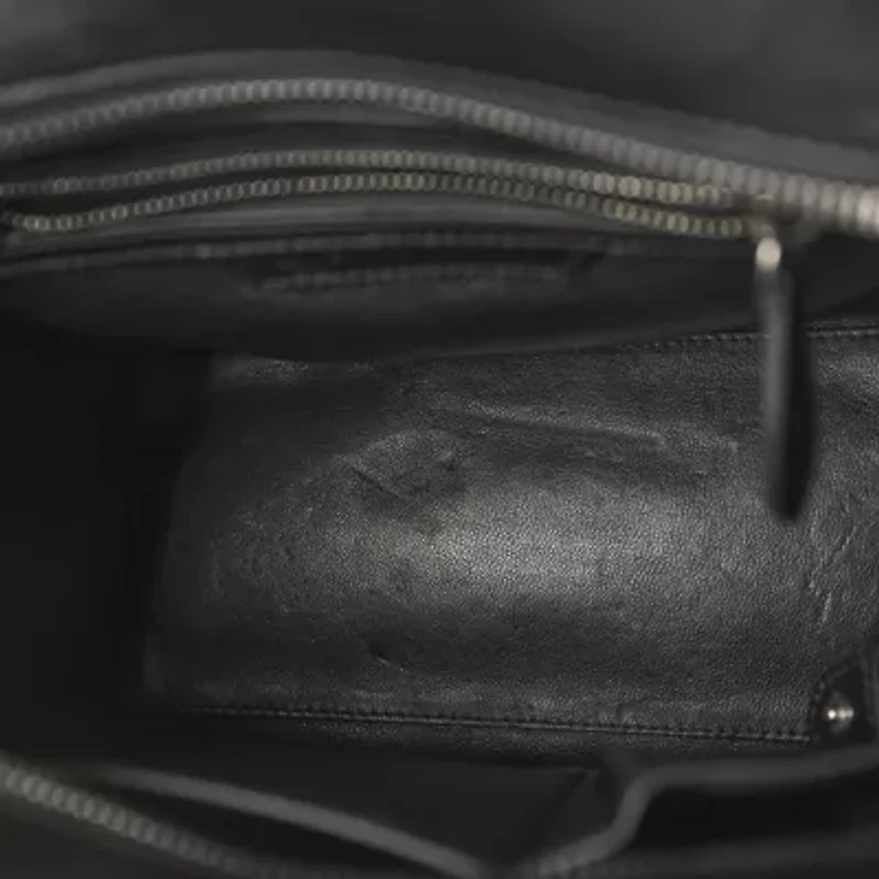 Celine Soft Calfskin My Lockme Chain Pochette Black -FINAL SALE NO RETURNS