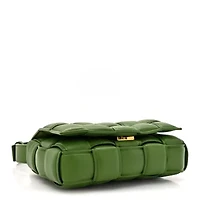 Bottega Veneta Nappa Maxi Intreccio Small Padded Cassette Crossbody Bag Avocado -FINAL SALE NO RETURNS