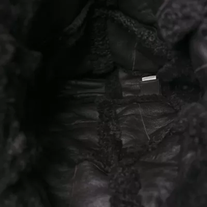 Bottega Veneta Shearling Intrecciato The Chain Tote Fondant -FINAL SALE NO RETURNS