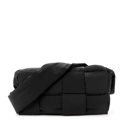 Bottega Veneta Nylon Intrecciato Padded Tech Cassette Bag -FINAL SALE NO RETURNS