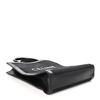 Celine Canvas Calfskin Small Vertical Cabas Black -FINAL SALE NO RETURNS