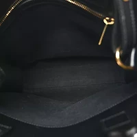 Celine Canvas Calfskin Small Vertical Cabas Black -FINAL SALE NO RETURNS