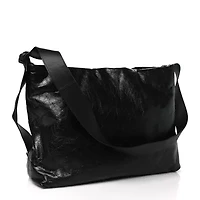 Balenciaga Arena Calfskin Monaco Small East West Hobo Bag Black -FINAL SALE NO RETURNS