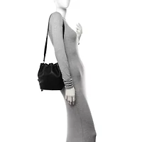 Hermes Evergrain Market Drawstring Bag 28 Black -FINAL SALE NO RETURNS