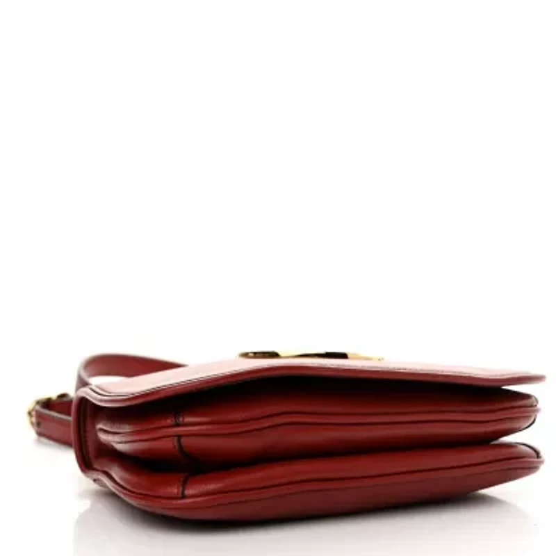 Gucci Roxy Calfskin Web Mini Blondie Shoulder Bag Blondie Red -FINAL SALE NO RETURNS