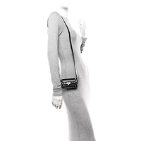 Valentino Garavani Nappa Micro Rockstud23 Spike Shoulder Bag Black -FINAL SALE NO RETURNS