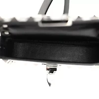 Valentino Garavani Nappa Micro Rockstud23 Spike Shoulder Bag Black -FINAL SALE NO RETURNS