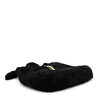 Gucci Shearling Small Jackie 1961 Shoulder Bag Black -FINAL SALE NO RETURNS