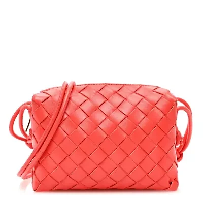 Bottega Veneta Nappa Intrecciato Mini Loop Camera Bag Sunburst -FINAL SALE NO RETURNS