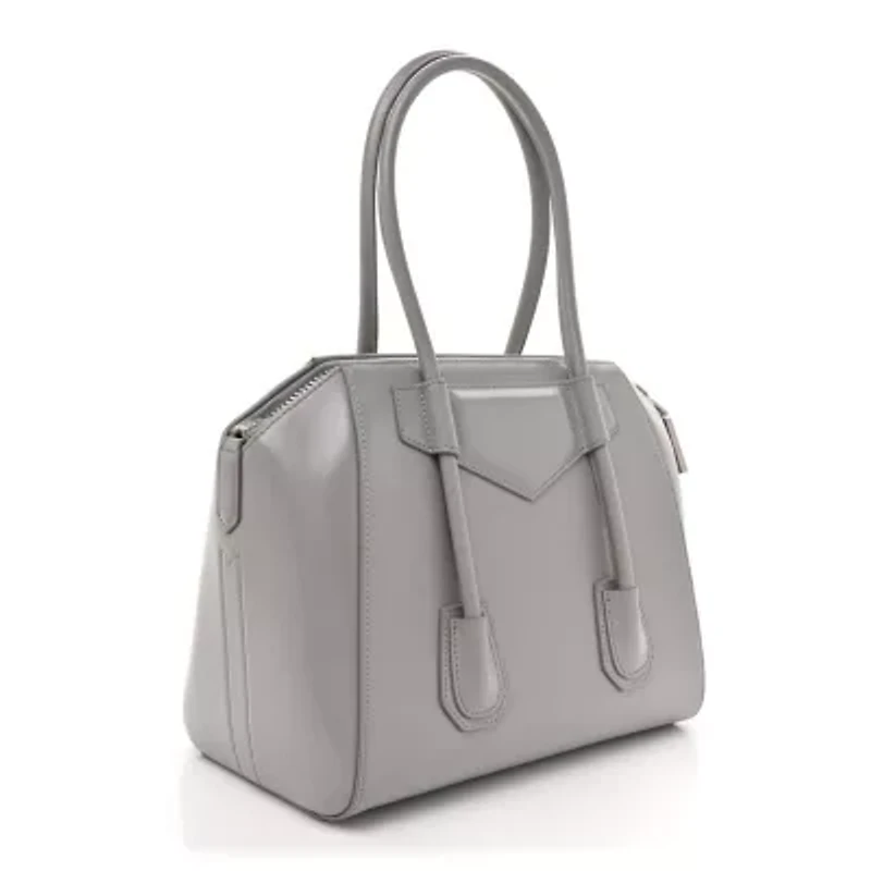 Givenchy Box Calfskin Medium Lock Antigona Grey -FINAL SALE NO RETURNS