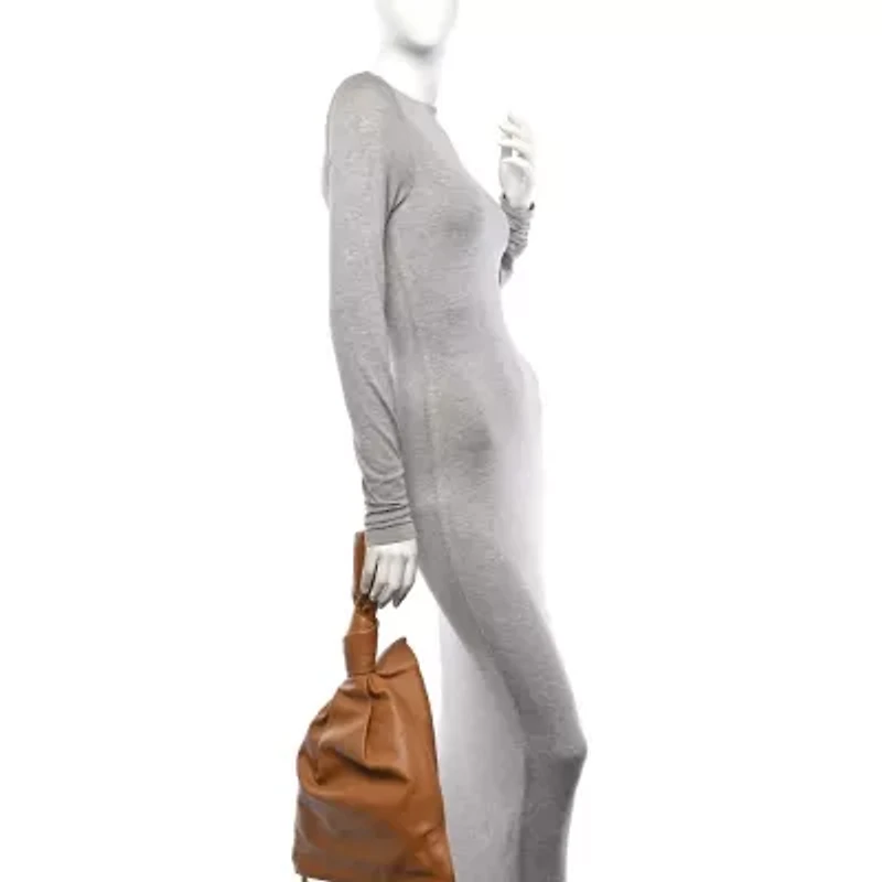 Bottega Veneta Supple Calfskin BV Twist Caramel -FINAL SALE NO RETURNS