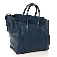 Celine Drummed Calfskin Mini Luggage Orage -FINAL SALE NO RETURNS