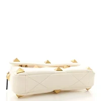 Valentino Nappa Roman Stud Crossbody Ivory -FINAL SALE NO RETURNS