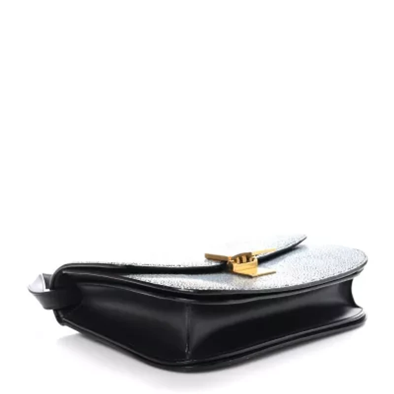 Celine Stingray Medium Classic Box Flap Bag Navy -FINAL SALE NO RETURNS